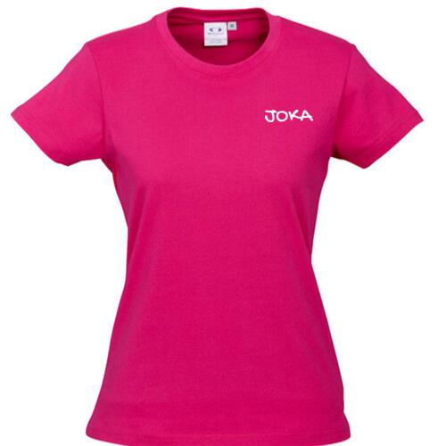 JOKA - White Logo Plus Size Tee (Ladies)  Thumbnail