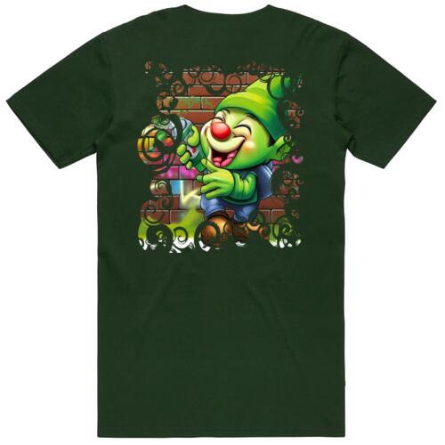 Joka - White Logo Spray Gnome Tee    Thumbnail