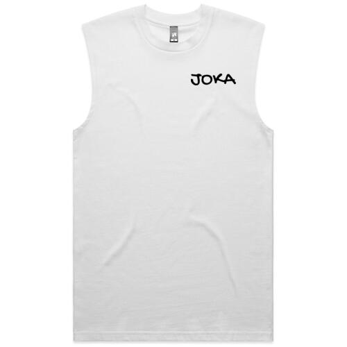 JOKA - Black Logo White Tank Thumbnail