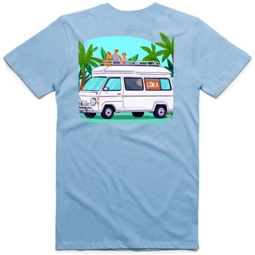 Joka - White Logo Beach Van Tee   Thumbnail