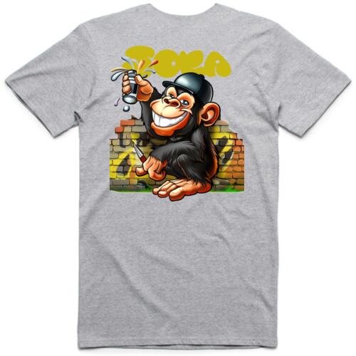 Joka - Black Logo Spray Monkey Tee    Thumbnail