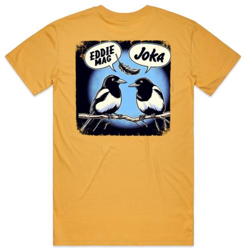 Joka - White Logo Eddie MagPuire Tee    Thumbnail