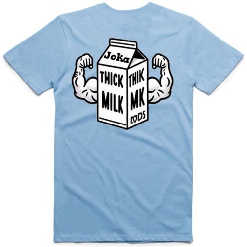 Joka - White Logo Thick Milk Tee    Thumbnail