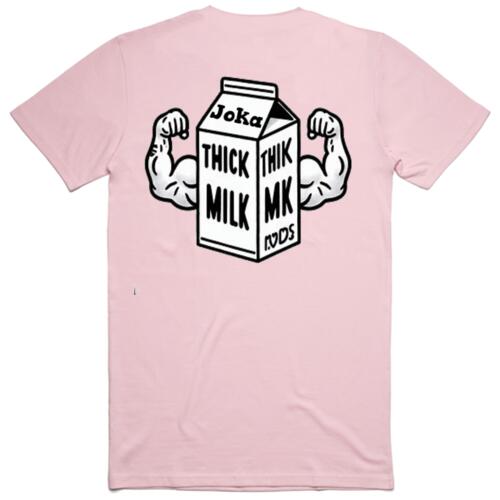 Joka -  Black Logo Thick Milk Tee Thumbnail