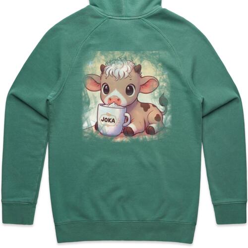 JOKA - White Logo Coco Cow Hoodie   Thumbnail