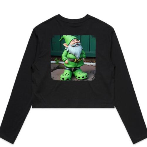 Joka - White Logo Garden Shoes Cropped Long Sleeve Thumbnail