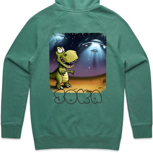 JOKA - Black Logo Dino Hoodie    Thumbnail