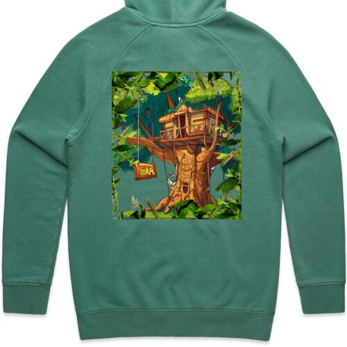 JOKA - White Logo Treehouse Hoodie     Thumbnail