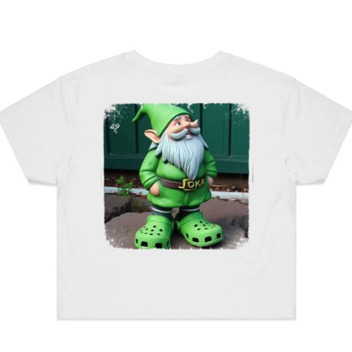 Joka - Black Logo Garden Shoes Cropped Tee Thumbnail