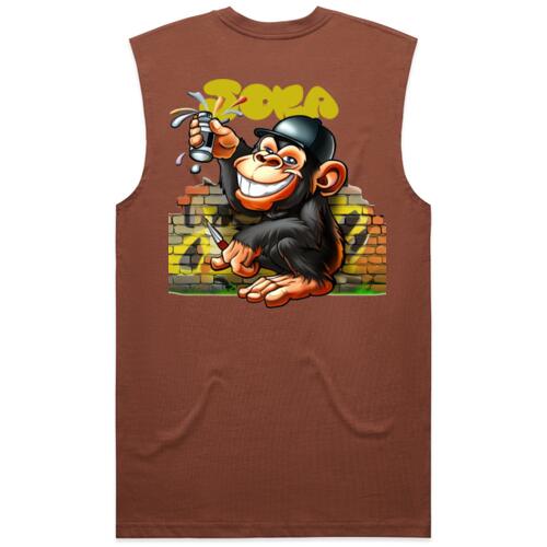 Joka - Black Logo Colours Spray Monkey Tank  Thumbnail