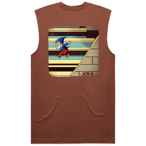Joka - Black Logo Colours Jumping Gnome Tank Thumbnail