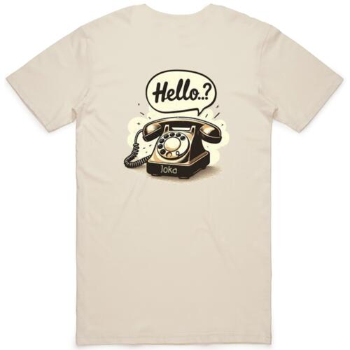 Joka - Black Logo hello? Tee Thumbnail
