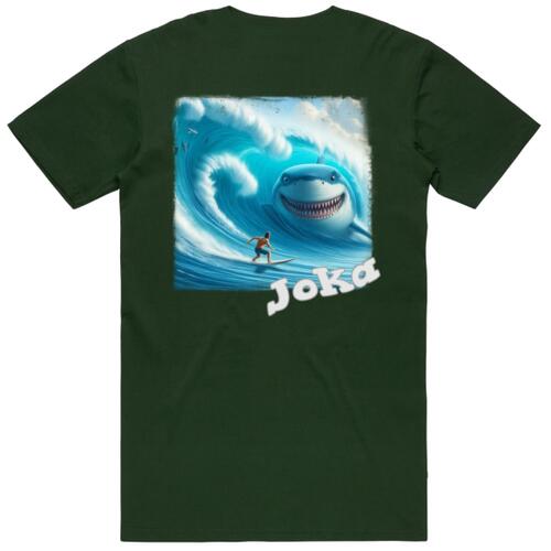 Joka - White Logo Shark Tee Thumbnail