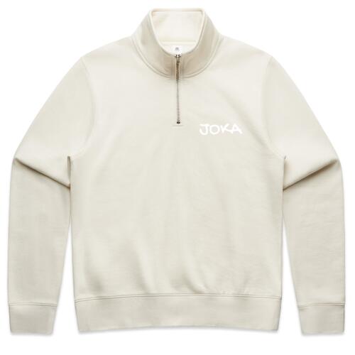 JOKA - White Logo Zip Sweater (Ladies)  Thumbnail