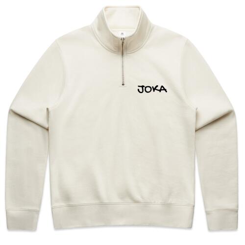 JOKA - Black Logo Zip Sweater (Ladies)  Thumbnail