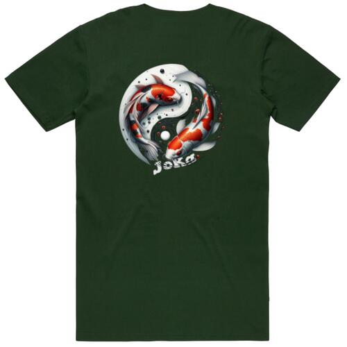 Joka - White Logo Koi Fish Tee Thumbnail
